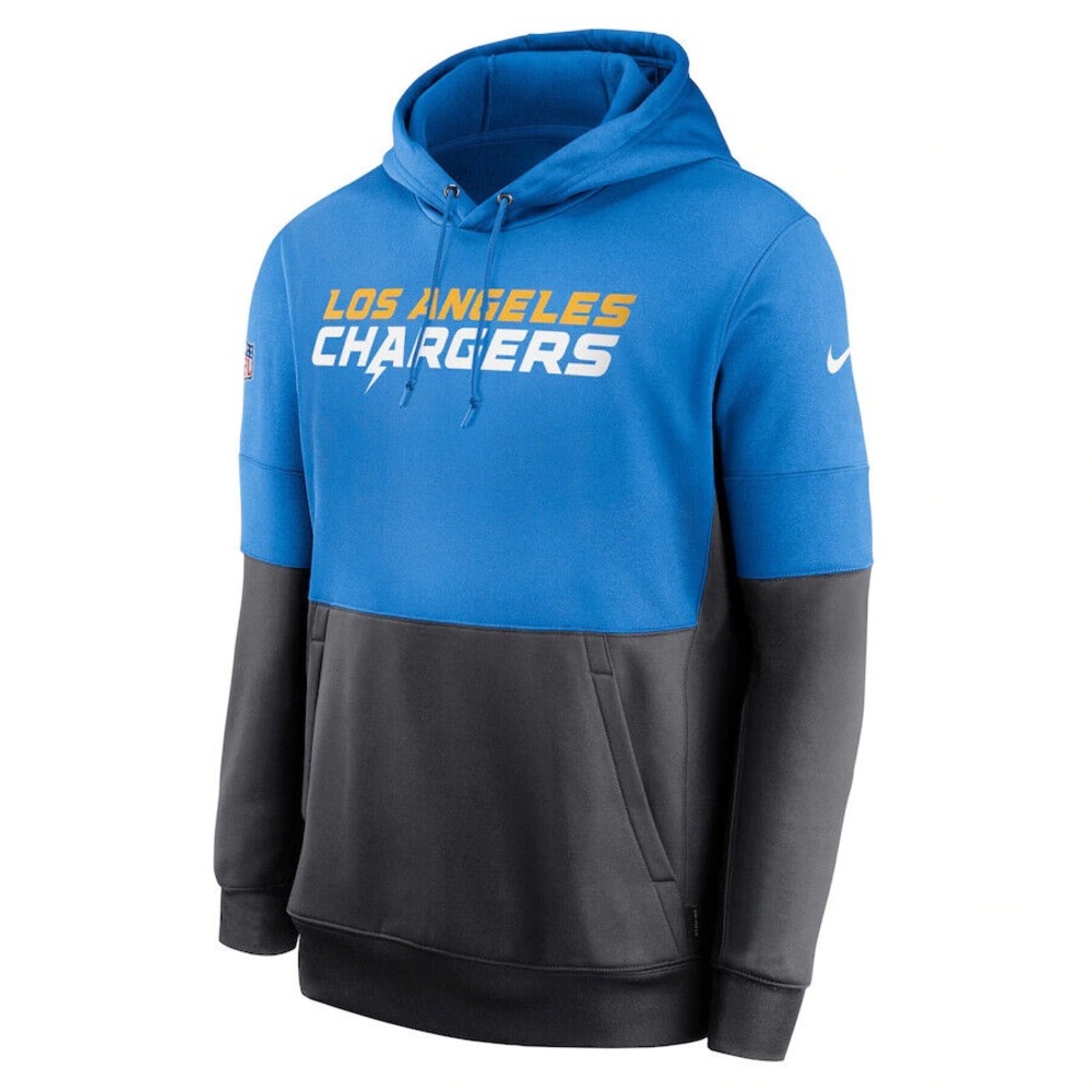 LOS ANGELES CHARGERS NIKE 2020 Sideline Impact Lockup Hoodie - Picture 1 of 5